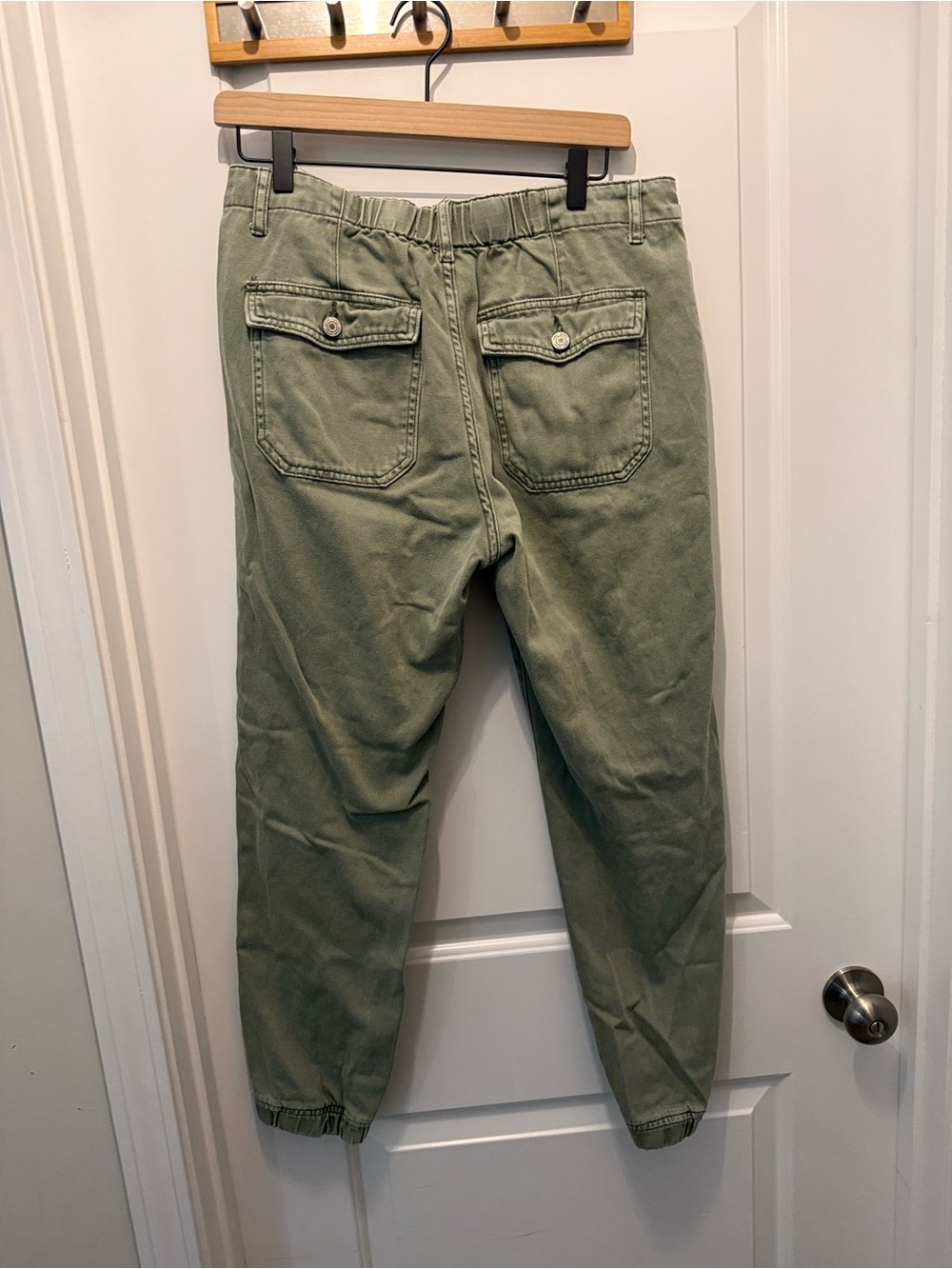 Utility Jogger Pants in Olive Green - Picture 3 of 3